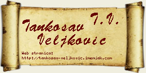 Tankosav Veljković vizit kartica